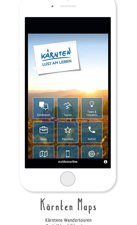 Kärnten Maps IOS© MBN Tourismus