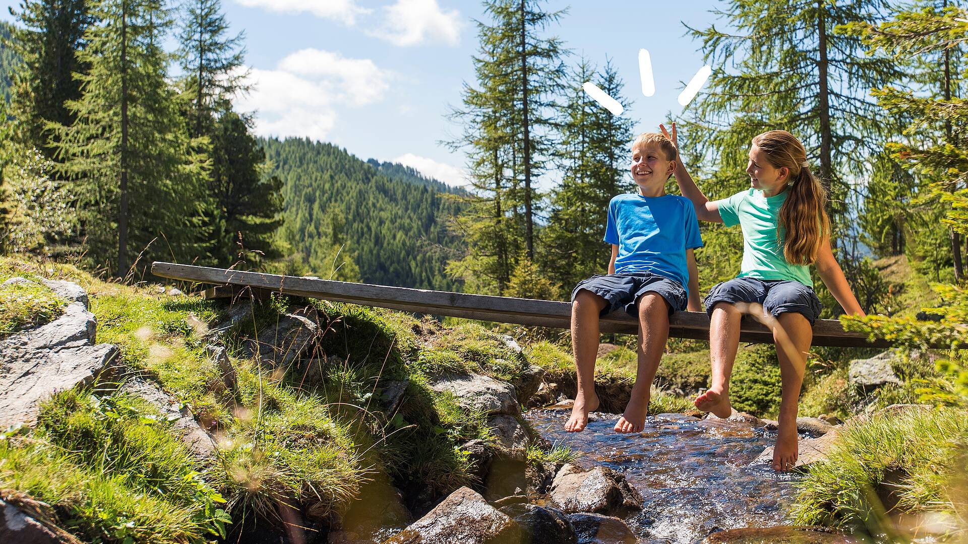 Ein Wanderweg führt durch blühende Almwiesen in der Region Millstättersee - Nockberge © Franz Gerdl_MBN Tourismus