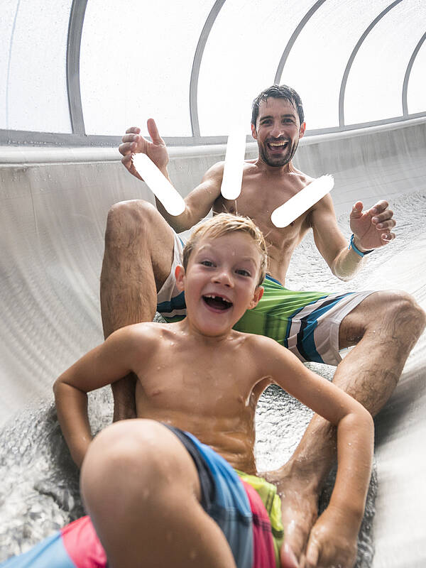 Nockbergerutsche in der Therme St. Kathrein © Gert Perauer