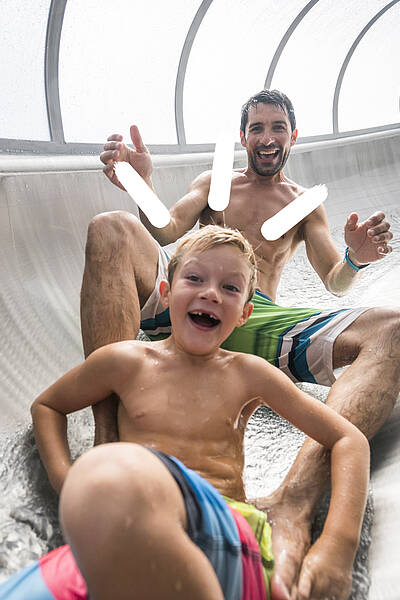 Nockbergerutsche in der Therme St. Kathrein © Gert Perauer