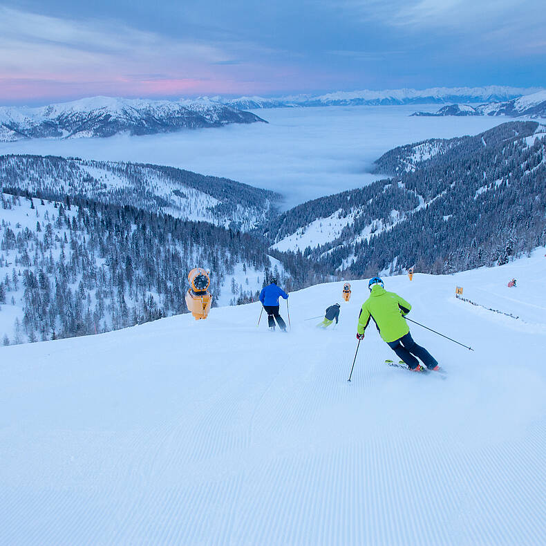 Morgenrot in den Kärntner Nockbergen © Mathias Prägant_MBN Tourismus
