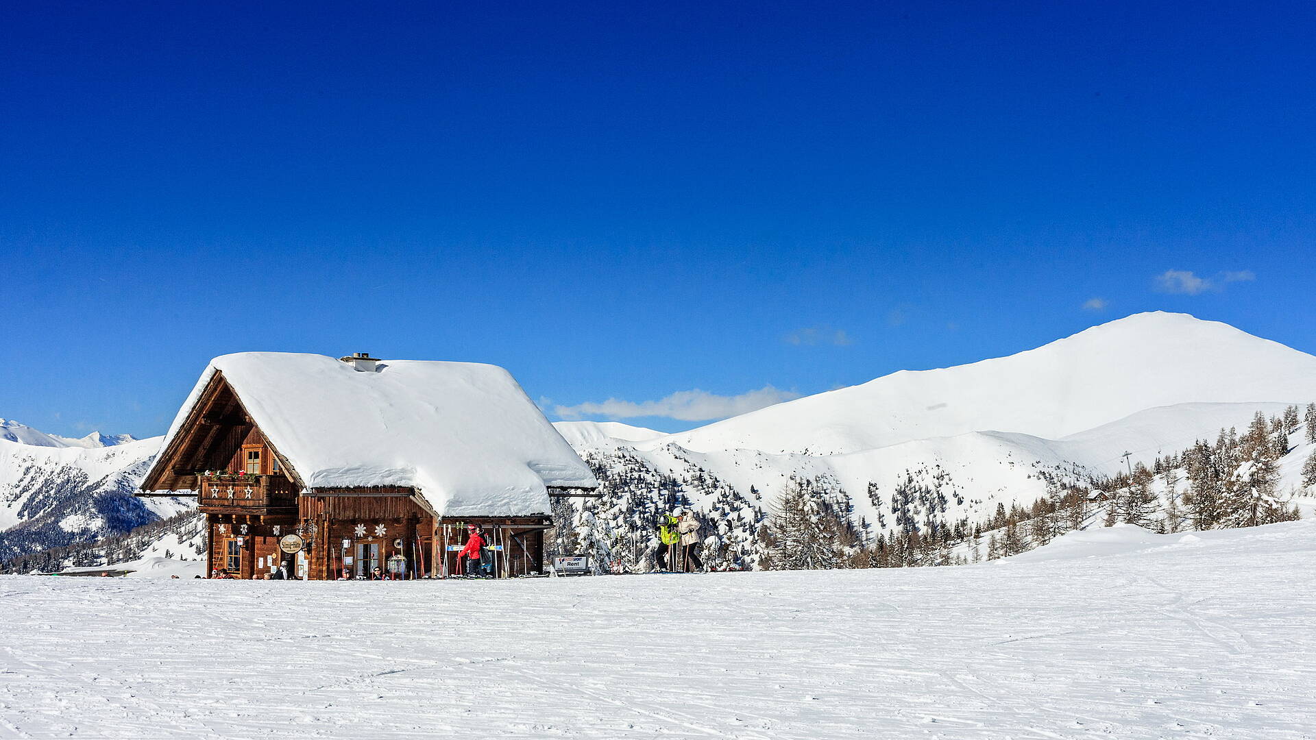 Den Weitblick in der Sulznig Hütte genießen © Mathias Prägant_MBN Tourismus
