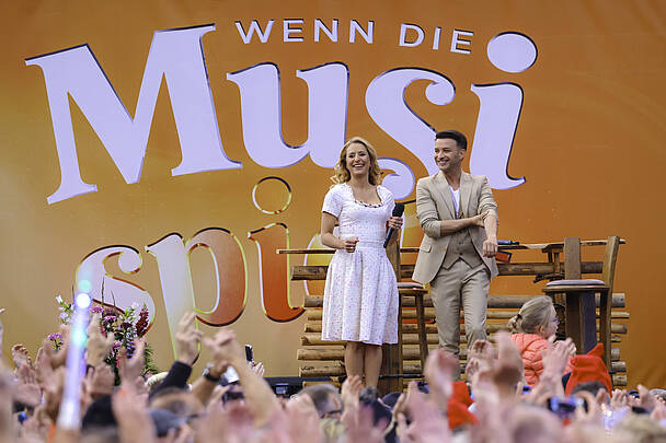 Stefanie Hertel & Marco Ventre Sommer Open Air © Arno Gruber sen._MBN Tourismus