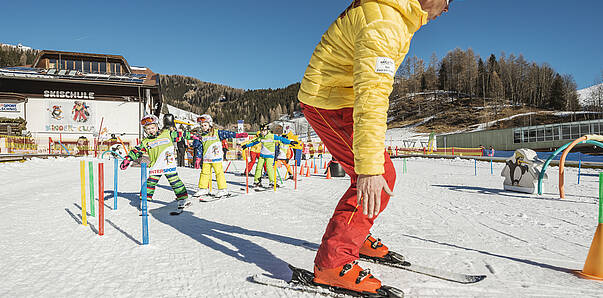 Skifahren mit professioneller Unterstützung © Krainer Wulschnig