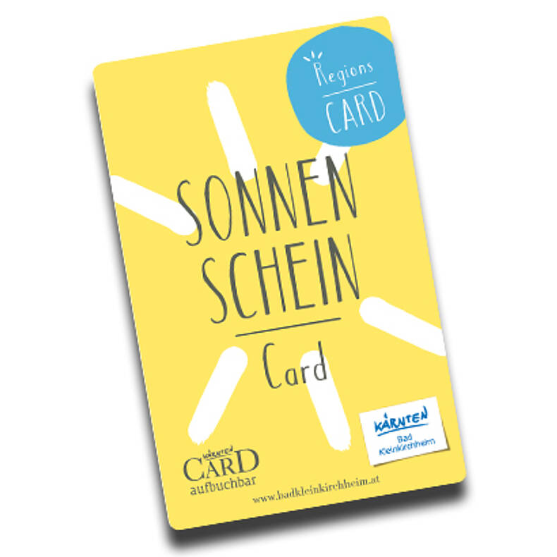 Sonnenschein Card© MBN Tourismus