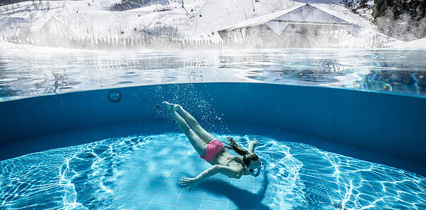 Tauchen im Römerbad © Kärnten Werbung - Gert Perauer