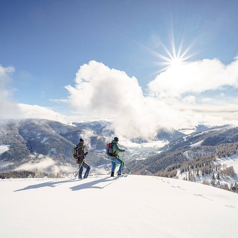 Schneeschuhwanderung Nockberge © Mathias_Praegant_MBN Tourismus