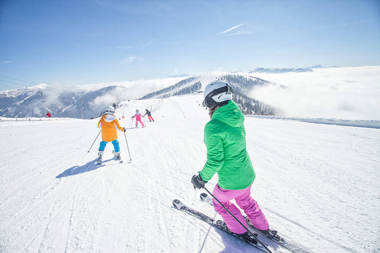 Skiahren Anfänger: Richtig skifahren lernen © Mathias Prägant_MBN Tourismus